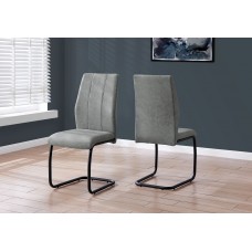  Central Dining Chair GREY FABRIC 